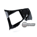 S1carbon Yamaha YZF-R1 2015-2019 Carbon Fiber V-Panel Radiator Guard – 100% Dry Carbon – product photo 2 of 5