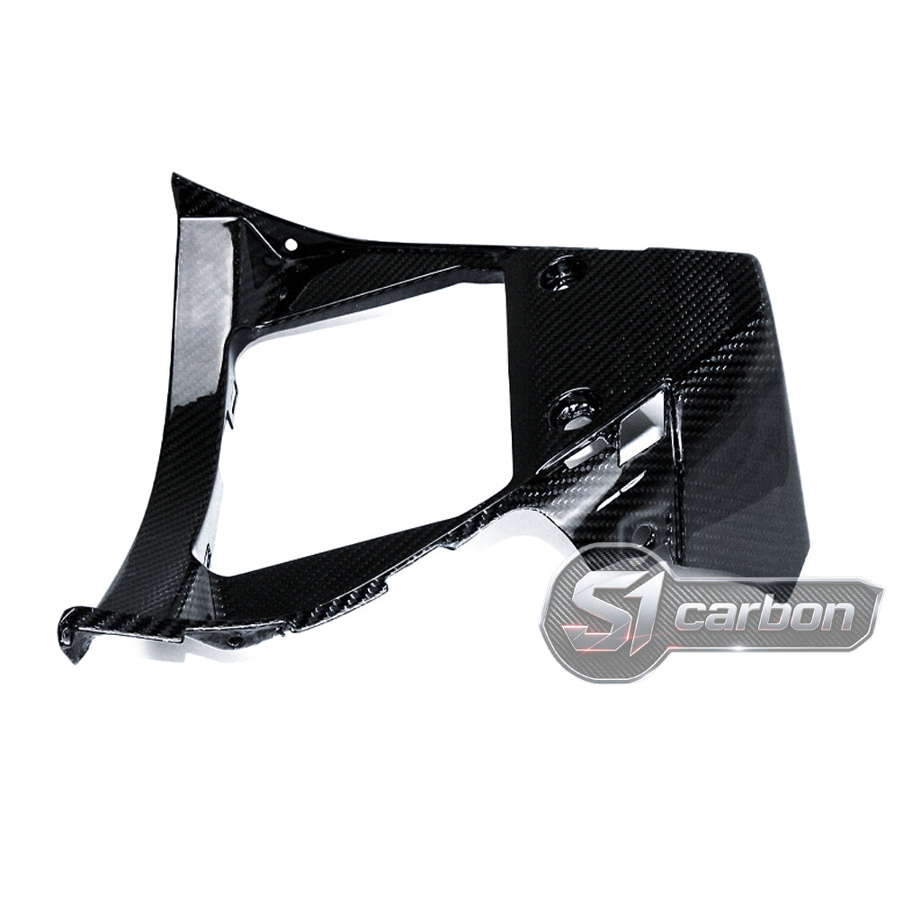 S1carbon Yamaha YZF-R1 2015-2019 Carbon Fiber V-Panel Radiator Guard – 100% Dry Carbon – product photo 3 of 5