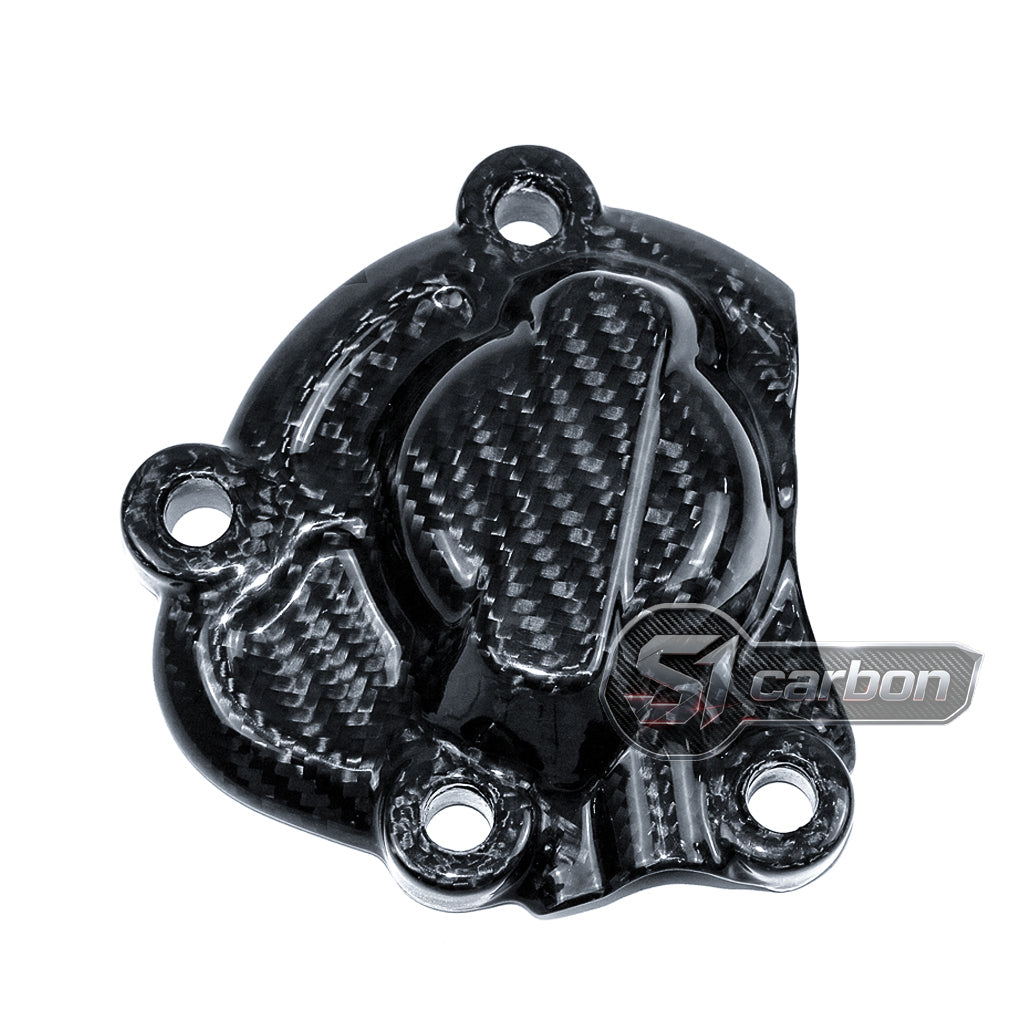 S1carbon Yamaha YZF-R1 2015-2026 Carbon Fiber Engine Oil Pump Cover – 100% Dry Carbon – product photo 1 of 5
