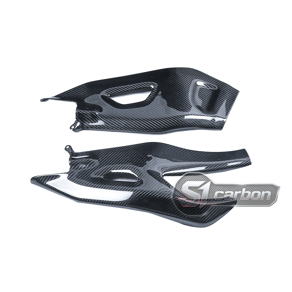 S1carbon Yamaha YZF-R1 2015-2026 Carbon Fiber Swingarm Covers Protectors – 100% Dry Carbon – product photo 3 of 5