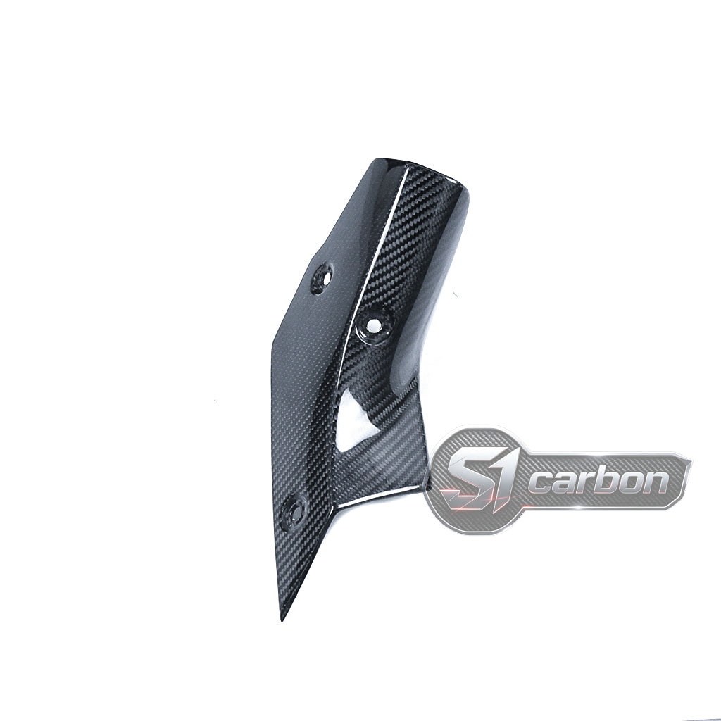 S1carbon Yamaha YZF-R1 2020-2026 Carbon Fiber Upper Exhaust Cover – 100% Dry Carbon – product photo 3 of 7
