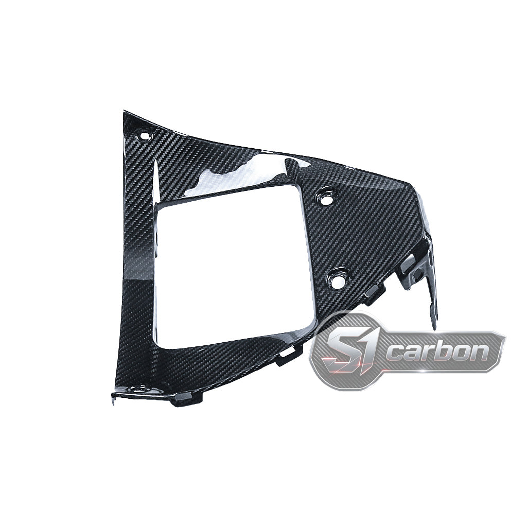 S1carbon Yamaha YZF-R1 2020-2026 Carbon Fiber V-Panel Radiator Guard – 100% Dry Carbon – product photo 3 of 6